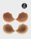 2-Pack Breathable Silicone Self-Adhesive Invisible Bra