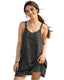 Leopard-Print Athletic Mini Dress with Built-In Shorts and Convenient Pockets