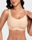 Wireless Full-Coverage Jelly Bra with Breathable Straps for All-Day Comfort