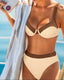 Caught in Between: Flattering Tummy-Control Bikini Set