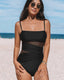 Sheer Muse Tummy Control One-Piece Swimsuit