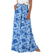 Chic Women's High-Waist Wide-Leg Palazzo Pants with Pockets