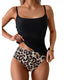 Women's 2-Piece Tankini Swimsuit with Tummy Control and High-Waisted Bottom
