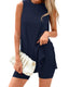 Women's Sleeveless 2-Piece Summer Lounge Set with Split-Hem Shorts β Effortless Comfort