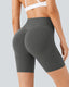 High-Waisted Butt-Lifting Training Shorts with Tummy Control, Side Pockets, and Shaping β 7-Inch Inseam
