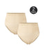Mid-Waist Tummy-Control Shaping Briefs - 2-Pack