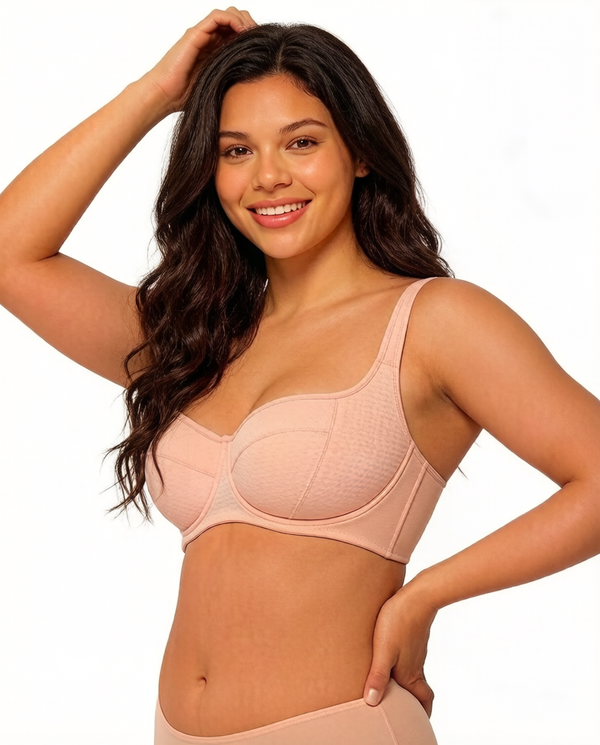 Delicately Padded Balconette Bra with Soft Fit for a Natural Lift