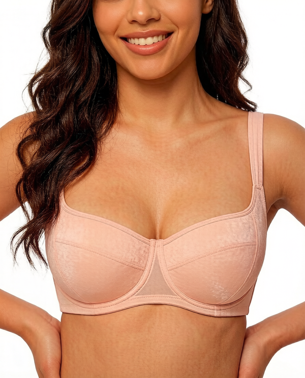 Delicately Padded Balconette Bra with Soft Fit for a Natural Lift