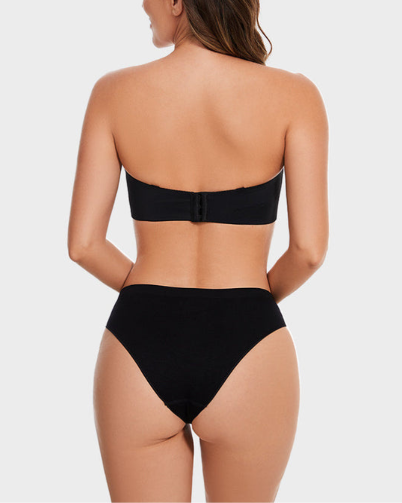 All-Day Support Non-Slip Convertible Bandeau Bra
