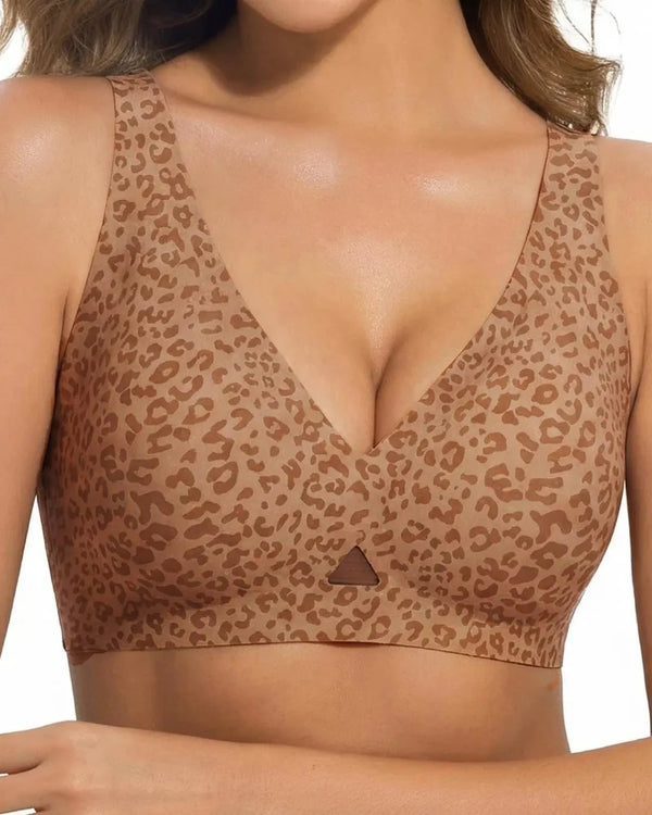 Jelly Soft Wireless Deep-V Lift Bra - All-Day Comfort & Support