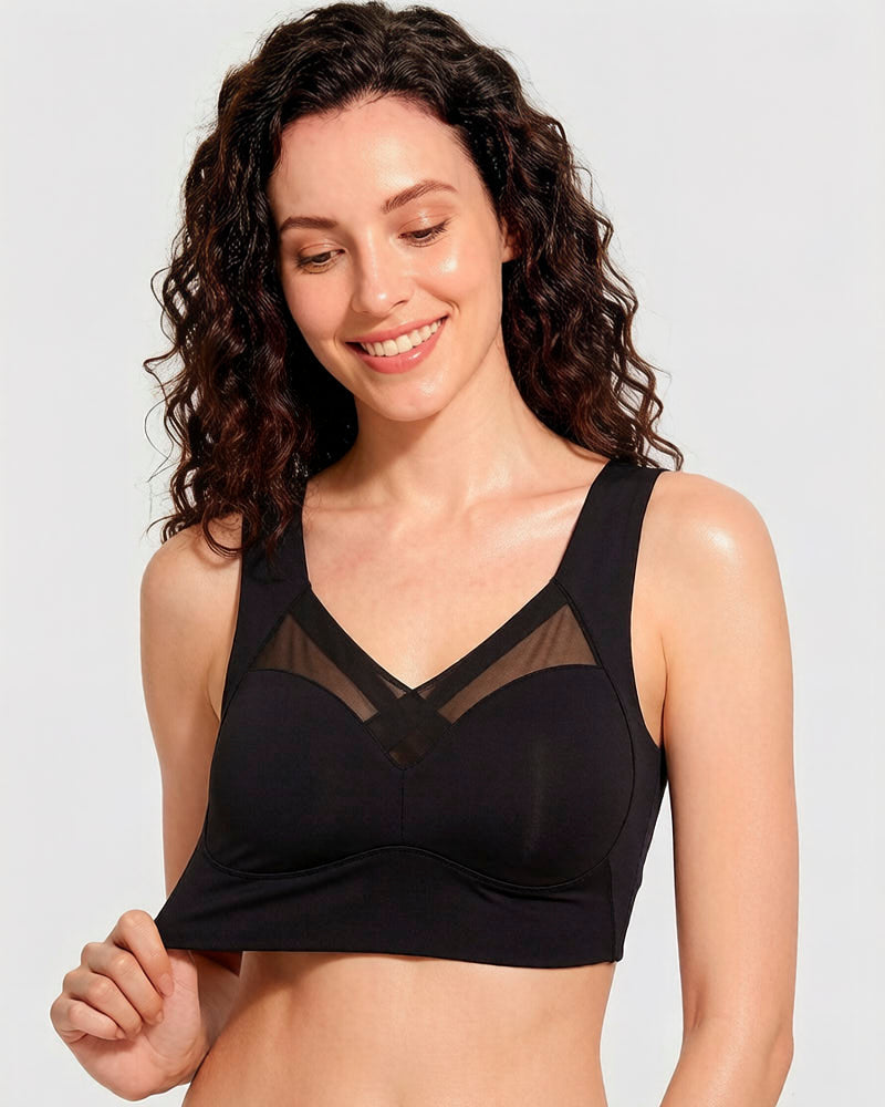 All-Day Comfort Smoothing Mesh Bra