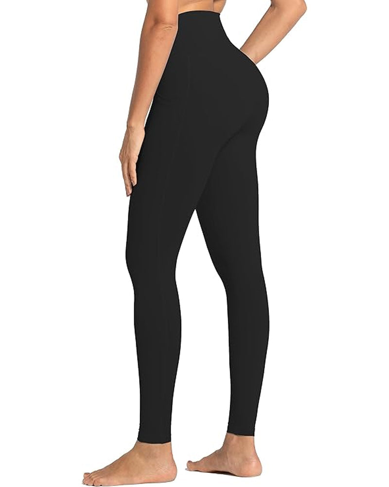 High-Waisted Butt-Lifting Shaping Leggings with Tummy Control and Side Pockets