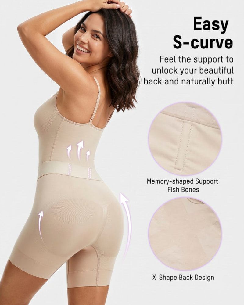 All-in-One Snap-Off™ Sculpting Bodysuit for Instant, Seamless Contouring