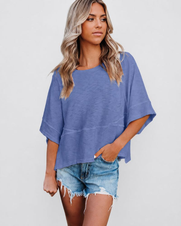 Relaxed-Fit Flared-Sleeve T-Shirt