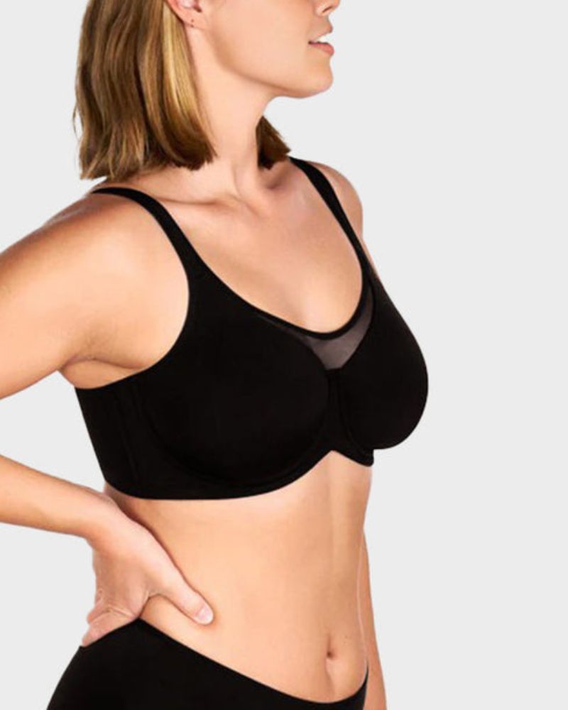 Plus Size Cooling Full-Coverage Minimizer Bra for Everyday Comfort