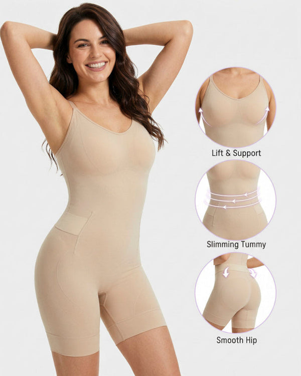 All-in-One Snap-Off™ Sculpting Bodysuit for Instant, Seamless Contouring