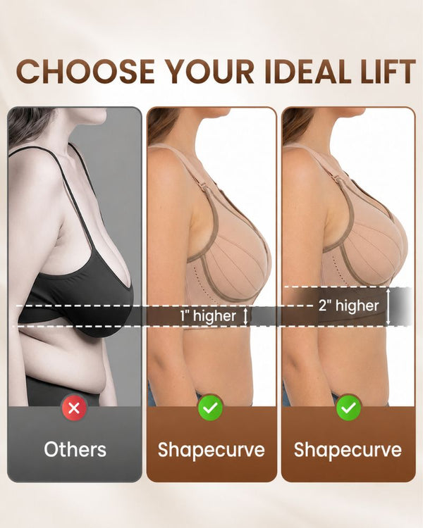 Custom-Lift Front-Zip Bra for Ultimate Posture Support