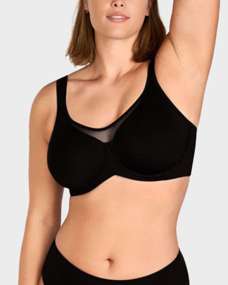 Plus Size Cooling Full-Coverage Minimizer Bra for Everyday Comfort