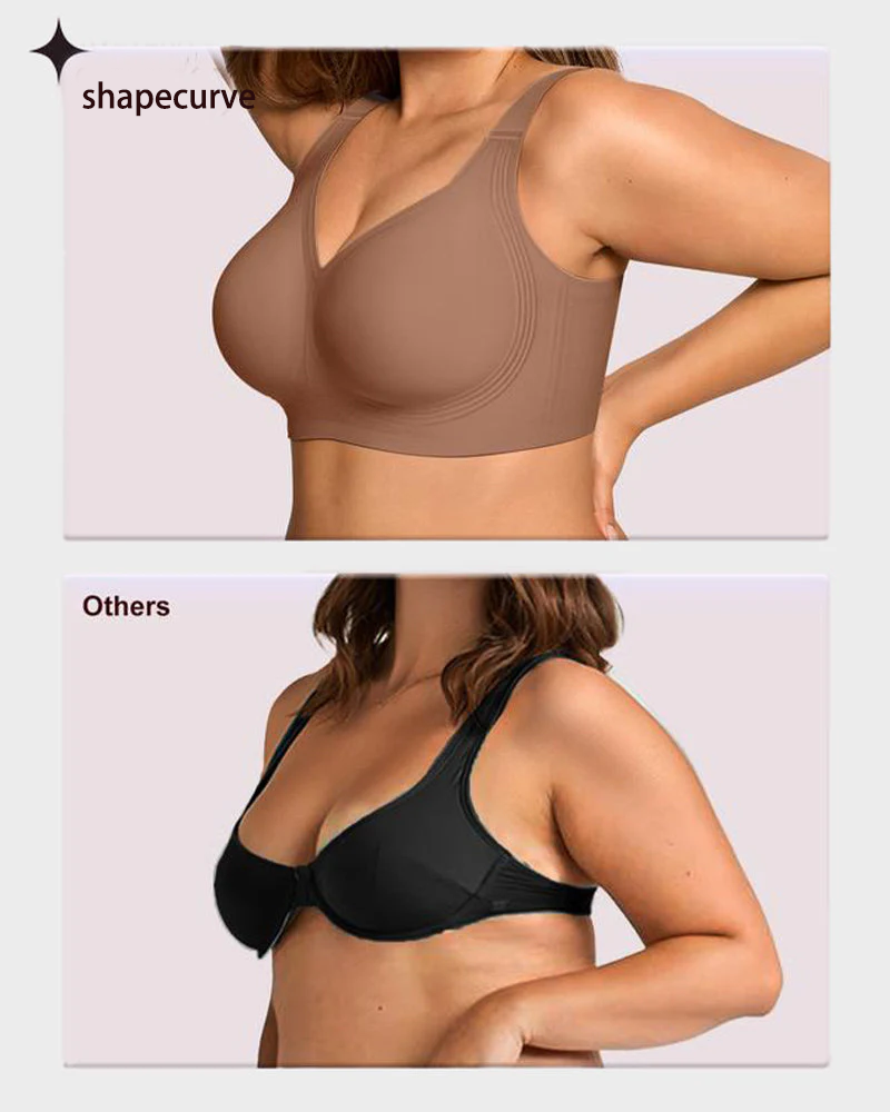 All-Day Comfort Wireless Full-Coverage Jelly-Smoothing Bra for Everyday Support