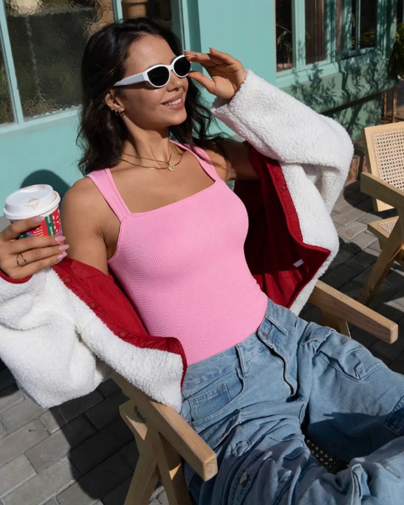 Flattering Sleeveless Tummy-Control Tank Tops & Bodysuits