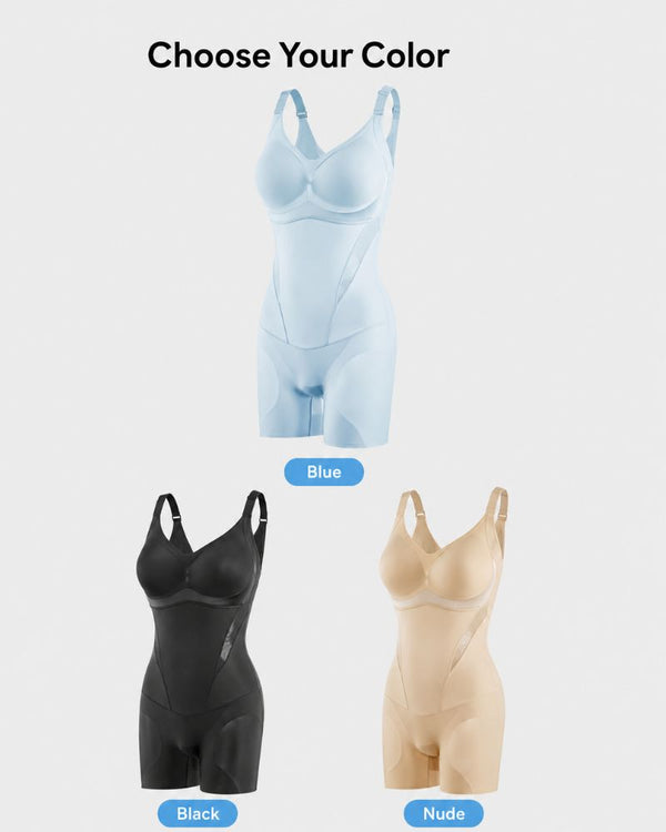Cooling Tummy-Control Shapewear Bodysuit with Butt-Lift for a Sleek, Sculpted Silhouette