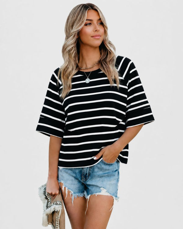 Relaxed-Fit Flared-Sleeve T-Shirt