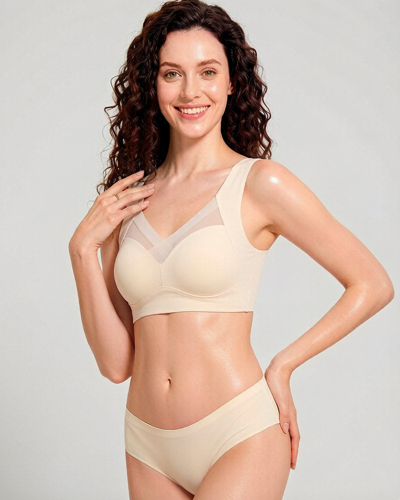 All-Day Comfort Smoothing Mesh Bra
