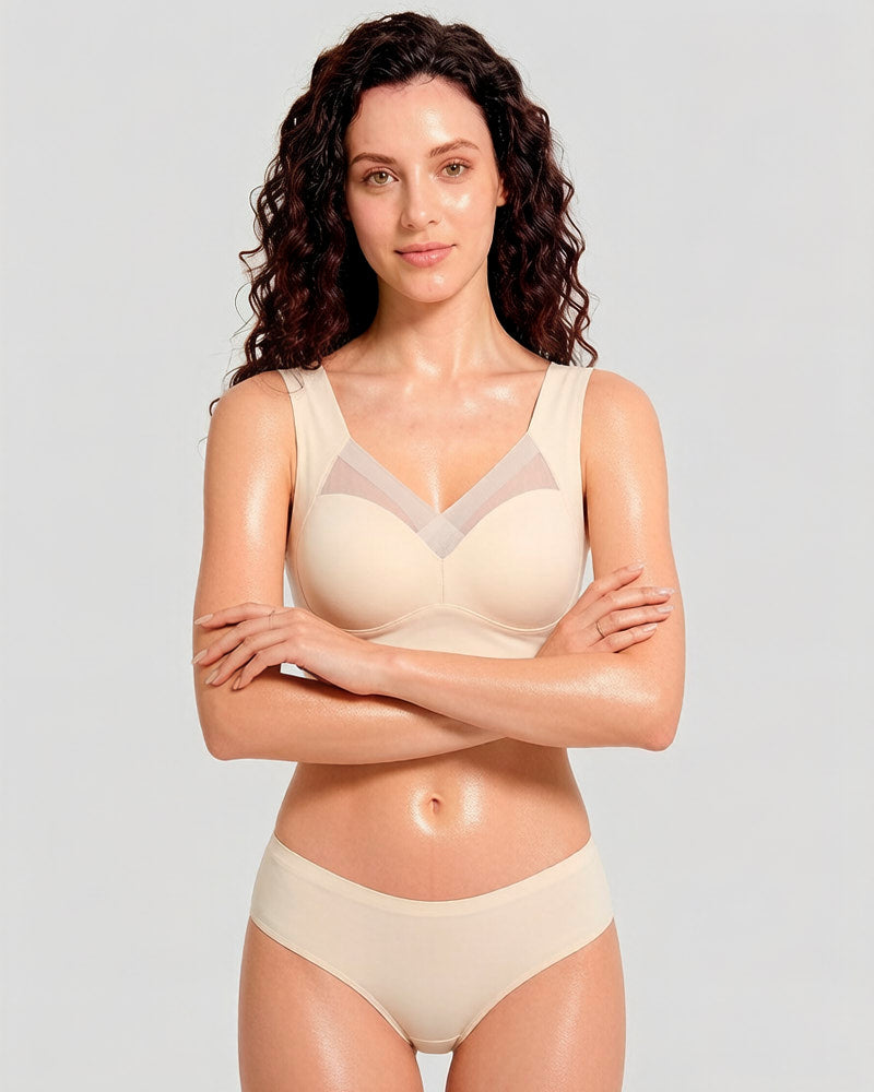 All-Day Comfort Smoothing Mesh Bra