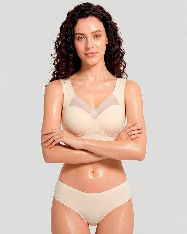 All-Day Comfort Smoothing Mesh Bra