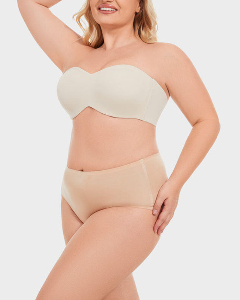 All-Day Support Non-Slip Convertible Bandeau Bra