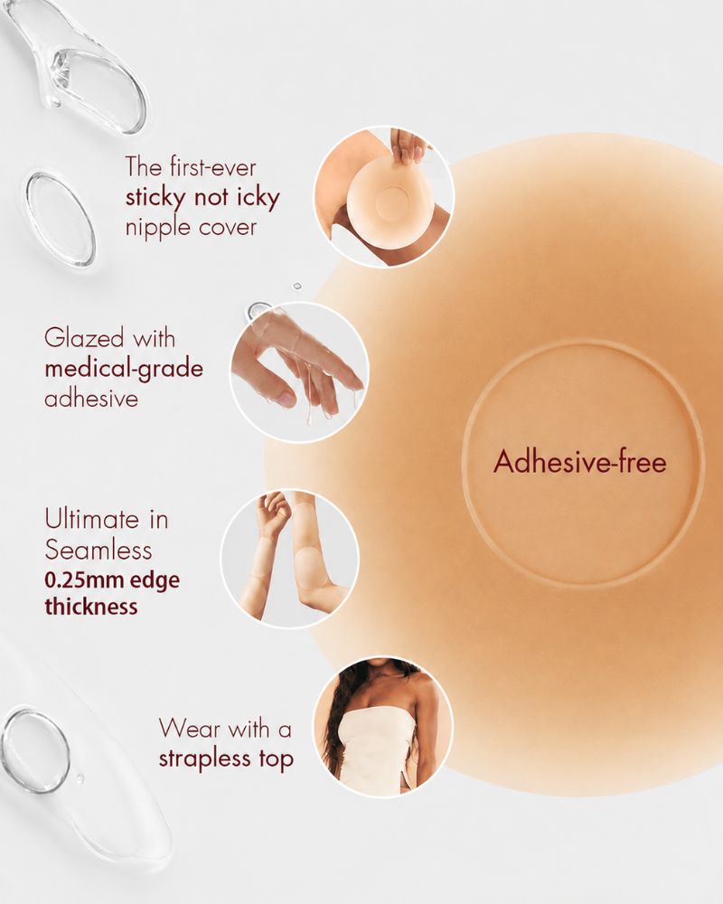 Reusable Seamless Silicone Nipple Covers – Discreet, Comfortable Coverage