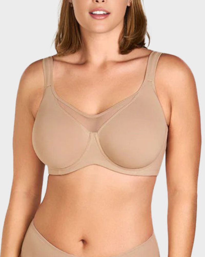 Plus Size Cooling Full-Coverage Minimizer Bra for Everyday Comfort Main image
