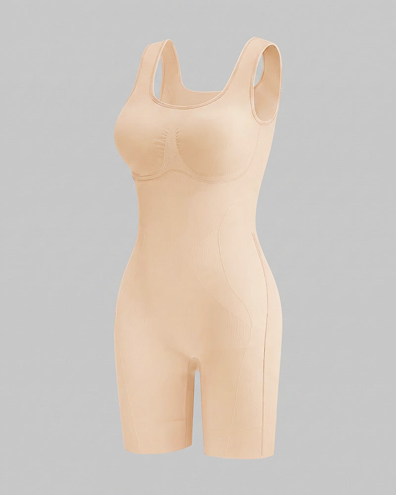 Sculpting Triple-Zone Compression Full-Body Shaping Bodysuit with Drop-Seat