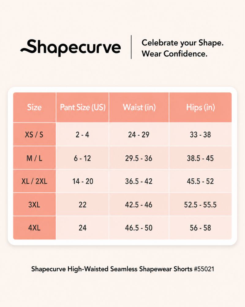 Seamless High-Waisted Shaping Shorts for a Smooth, Contoured Tummy