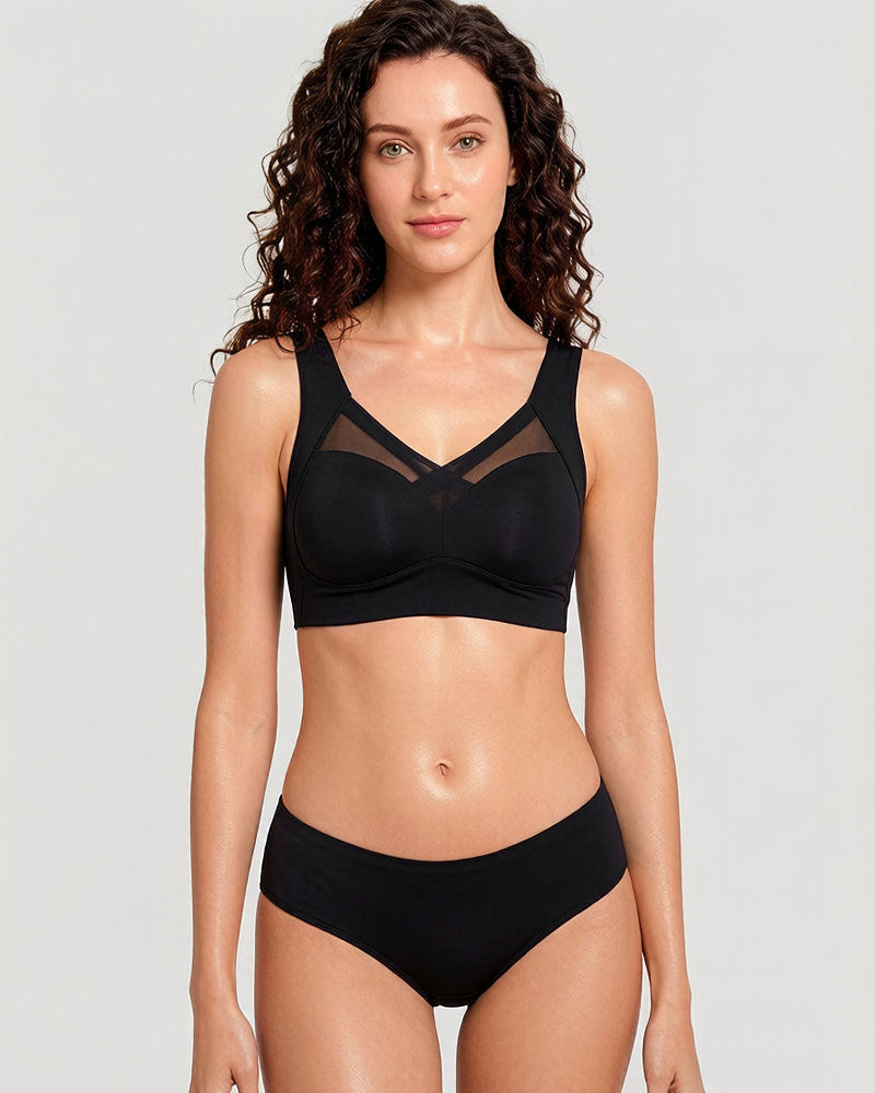 All-Day Comfort Smoothing Mesh Bra