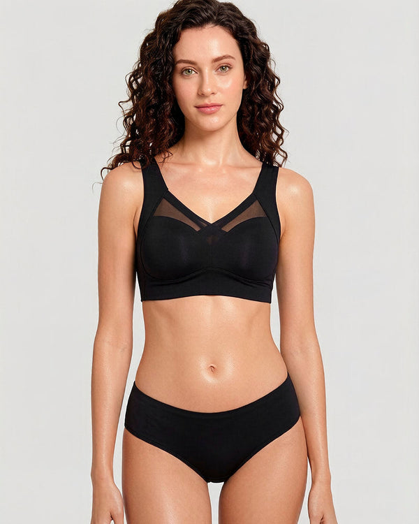 All-Day Comfort Smoothing Mesh Bra