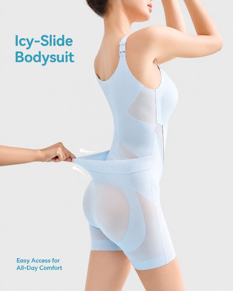 Cooling Tummy-Control Shapewear Bodysuit with Butt-Lift for a Sleek, Sculpted Silhouette