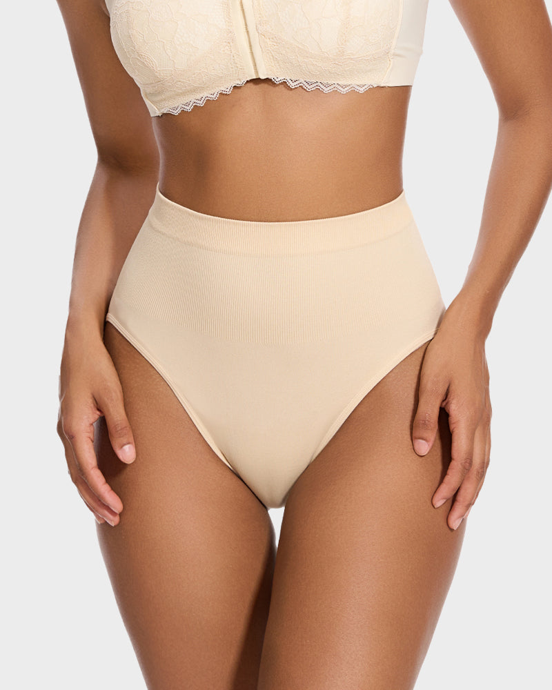 Mid-Waist Tummy-Control Shaping Briefs - 2-Pack
