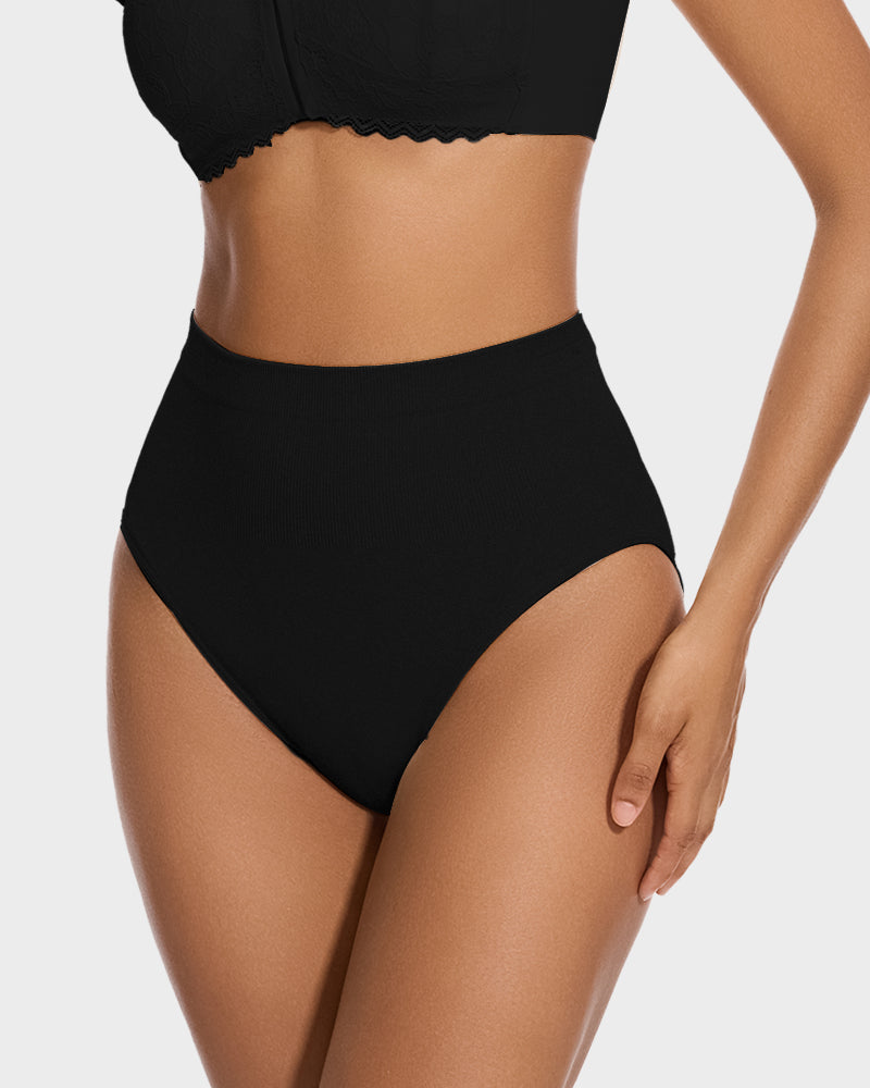 Mid-Waist Tummy-Control Shaping Briefs - 2-Pack