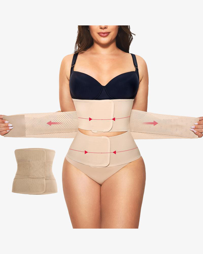 Women's Triple-Belt Waist Trainer — Adjustable Compression Shapewear for Enhanced Workouts and Everyday Support