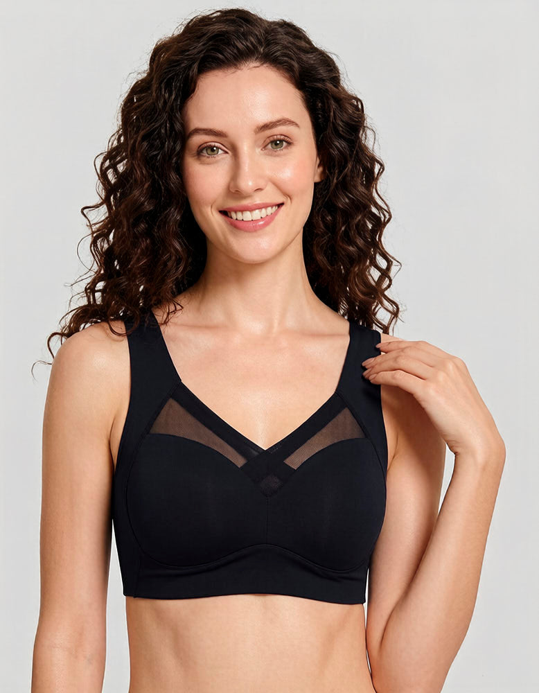 All-Day Comfort Smoothing Mesh Bra