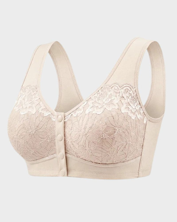 All-Day Comfort Front-Closure Wireless Support Bra