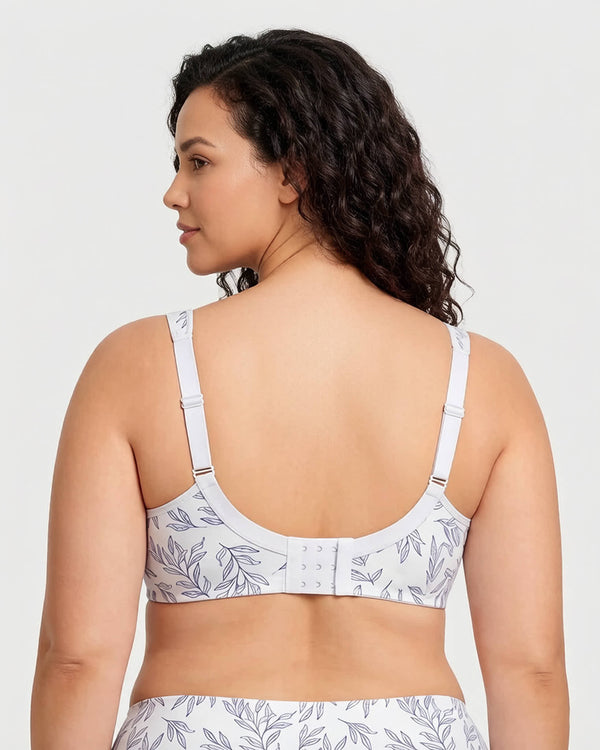 Soft Plus-Size Full-Coverage Unlined Minimizer Bra for Everyday Comfort and Support