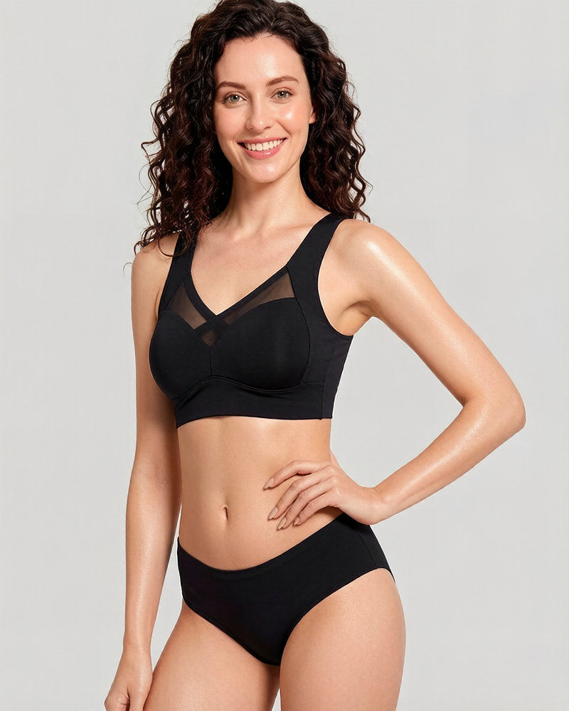 All-Day Comfort Smoothing Mesh Bra