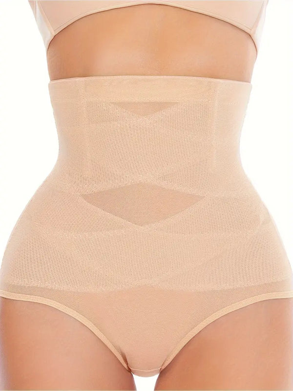 Women's High-Waisted Shapewear Panties - 3-Piece Set