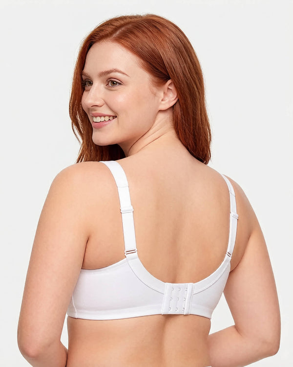 Soft Plus-Size Full-Coverage Unlined Minimizer Bra for Everyday Comfort and Support