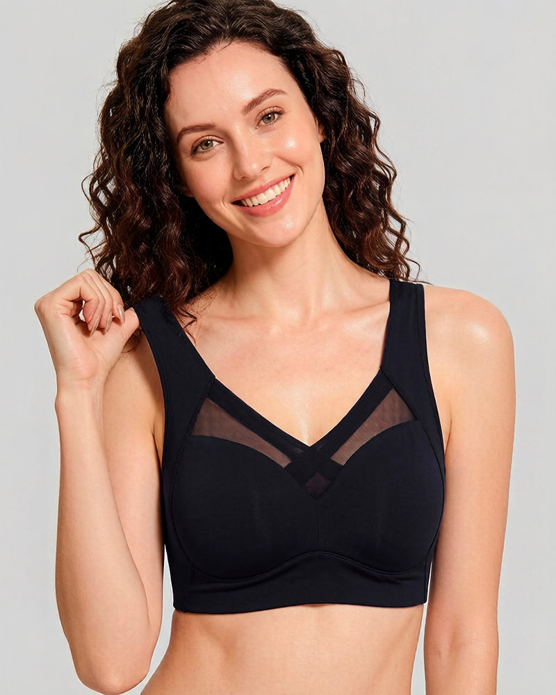 All-Day Comfort Smoothing Mesh Bra