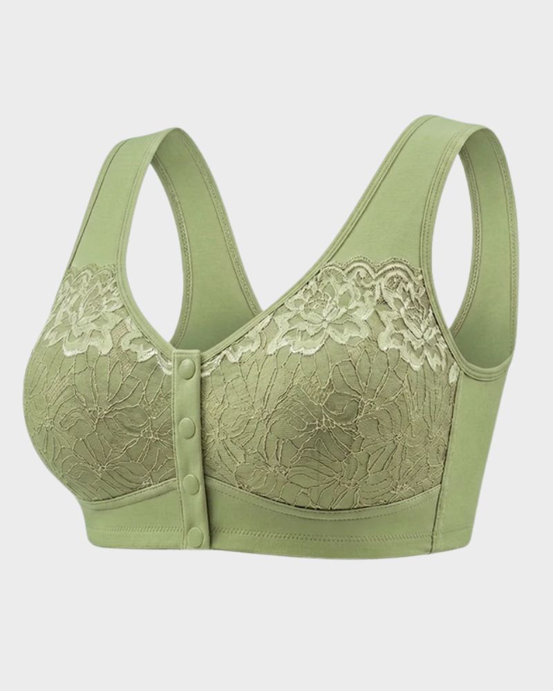 All-Day Comfort Front-Closure Wireless Support Bra
