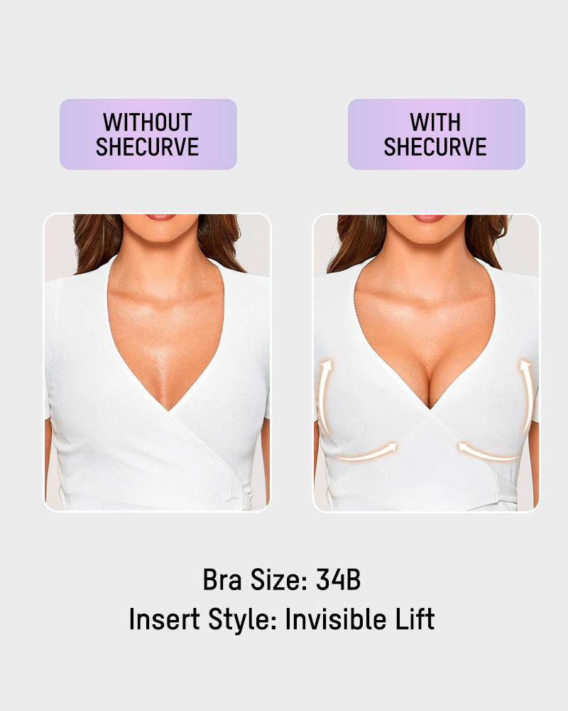 2-Pack Breathable Silicone Self-Adhesive Invisible Bra