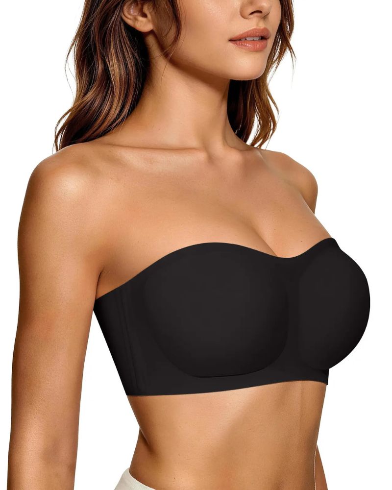 All-Day Comfort Seamless Strapless Bandeau Bra - Smooth, Invisible Support